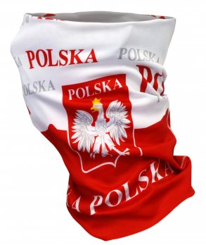 KOMIN CHUSTA WIELOFUNKCYJNA- POLSKA Flaga